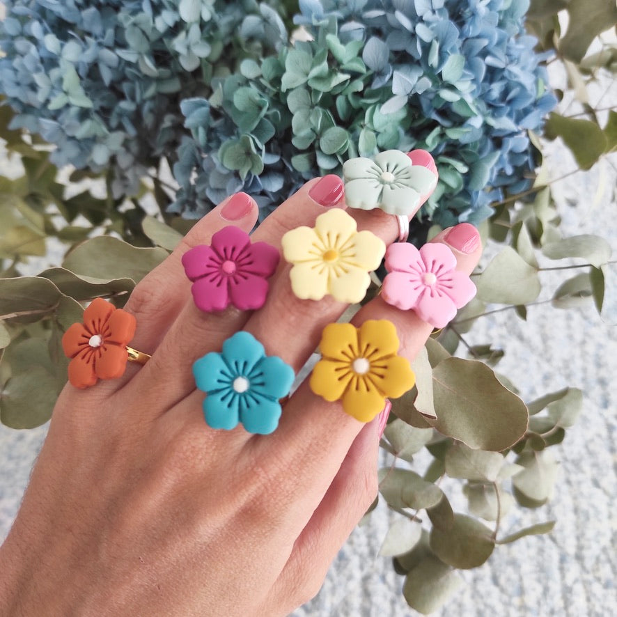 Anillo Sakura melocotón