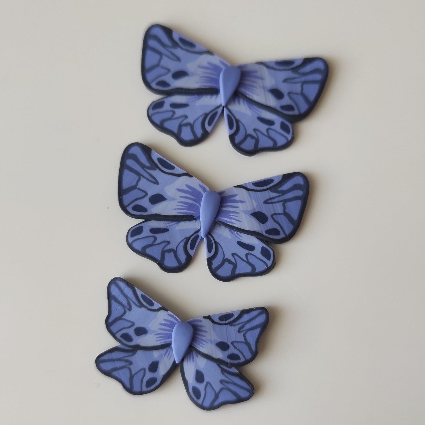 Anillo mariposa azul noche