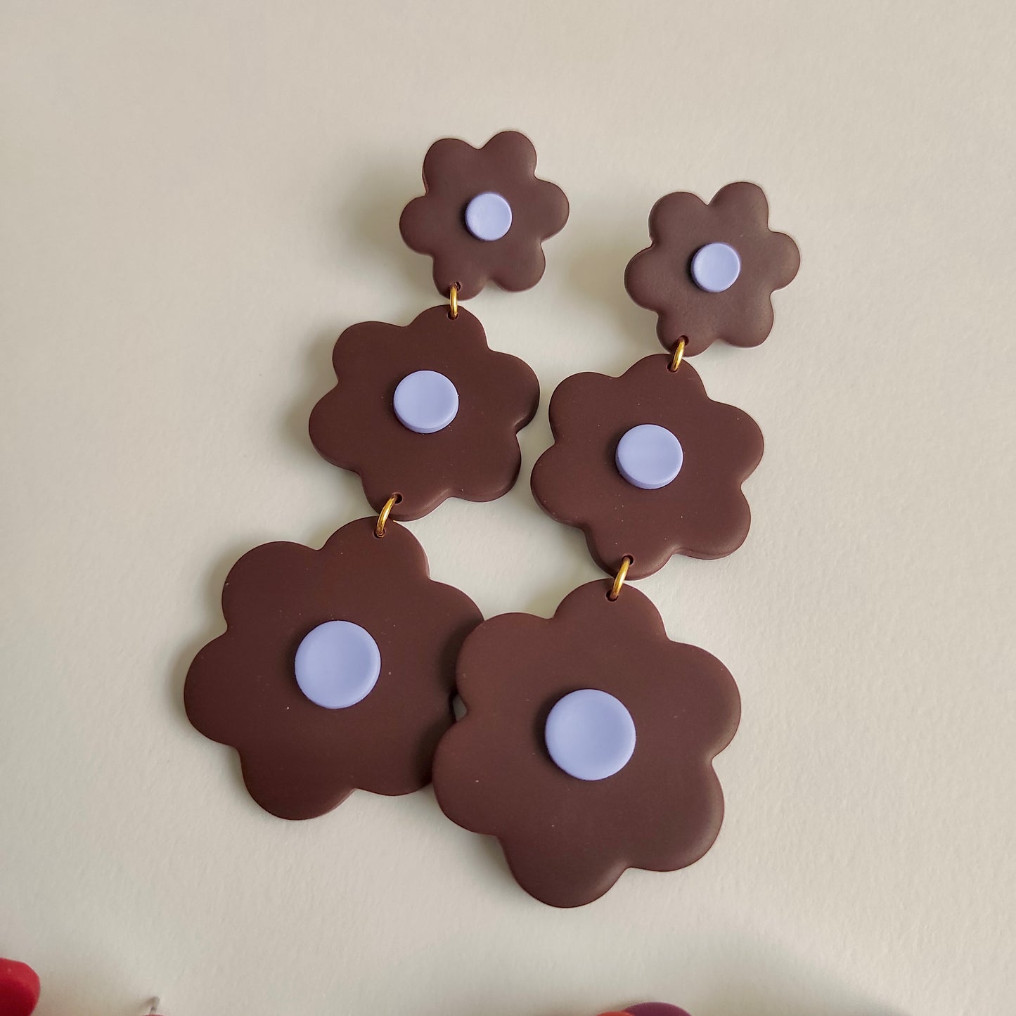 Pendientes Atrevetetete marrón