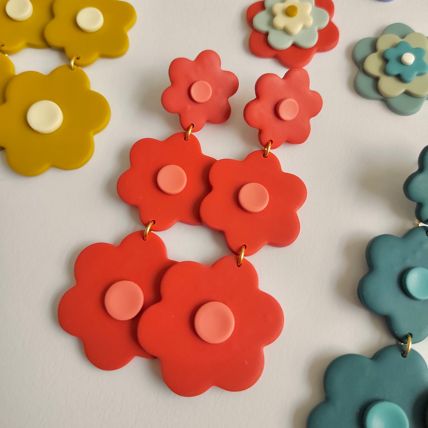 Pendientes Atrevetetete teja