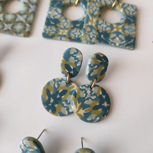 Lolita flores verdes y azules