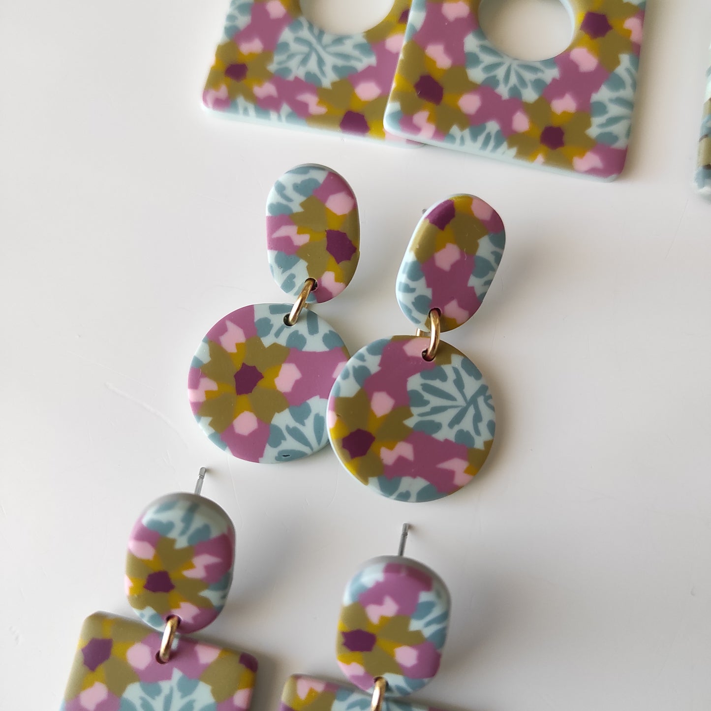 Lolita flores azul y rosa