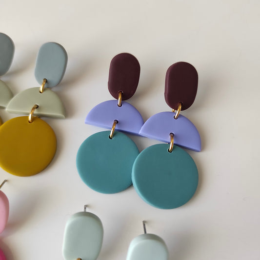 Irina granate y azul