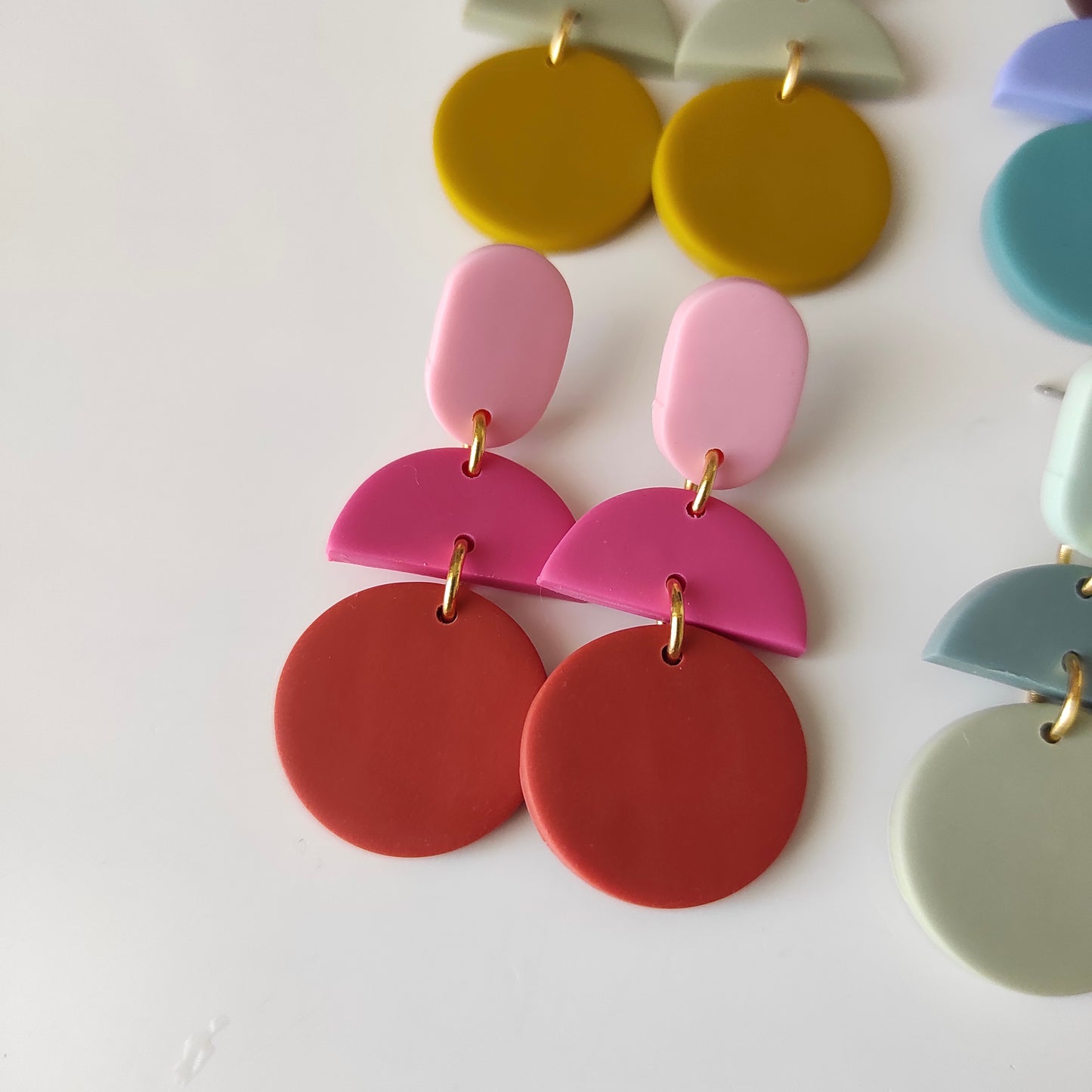 Irina rosa y naranja