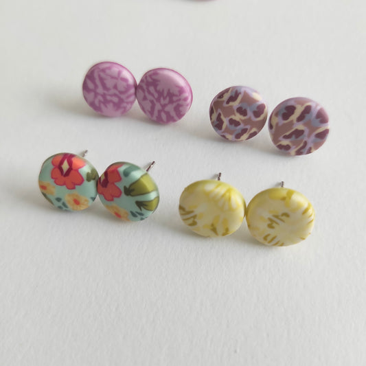 Pendientes de botón mini