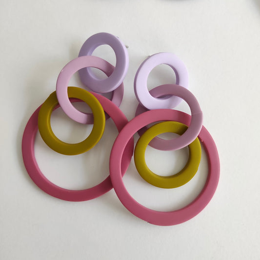 Sole violeta, rosa y malva
