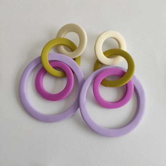 Sole violeta y verde