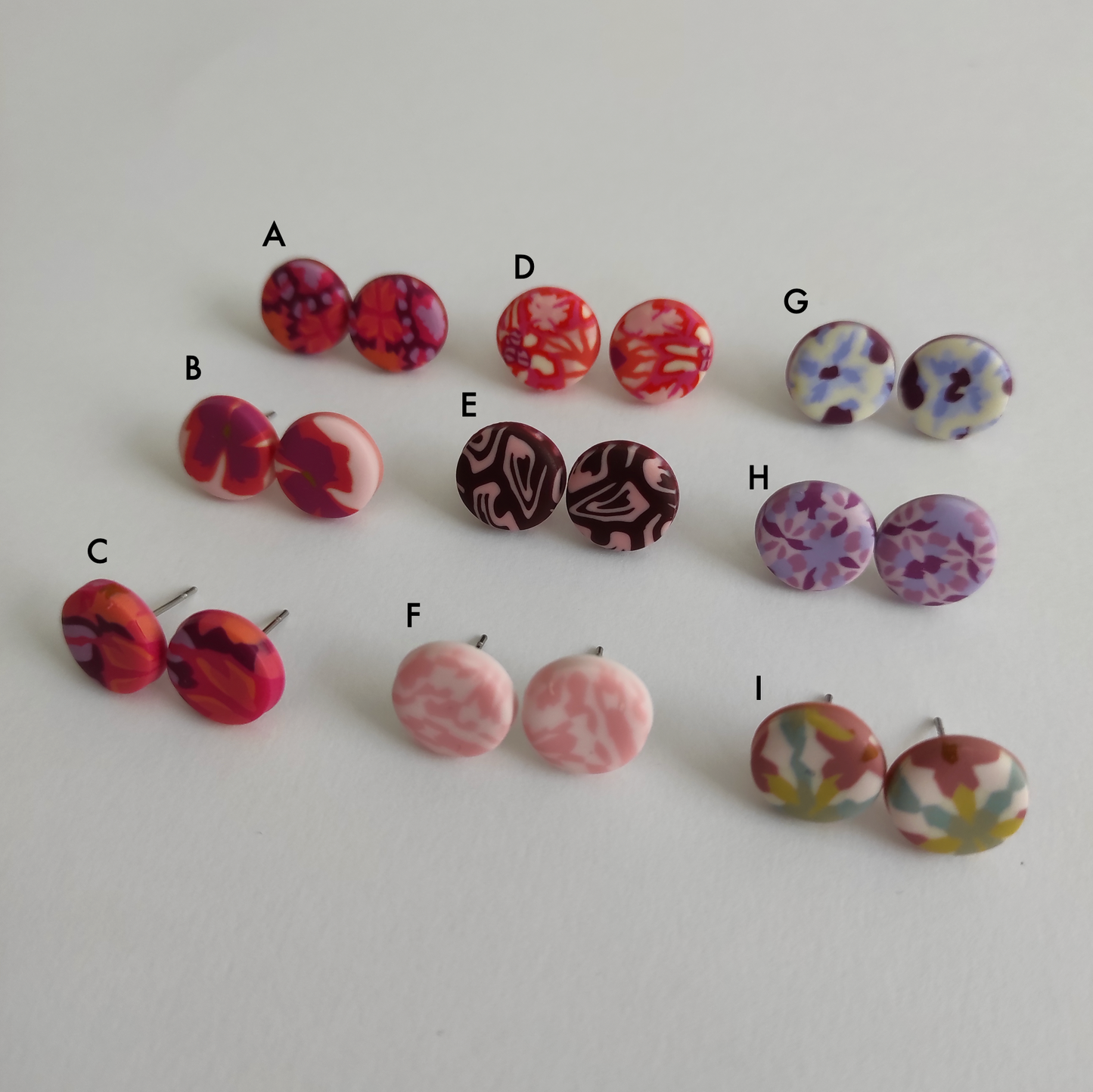 Pendientes botón mini