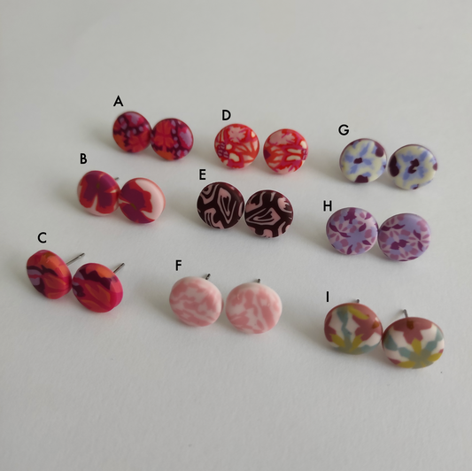 Pendientes botón mini