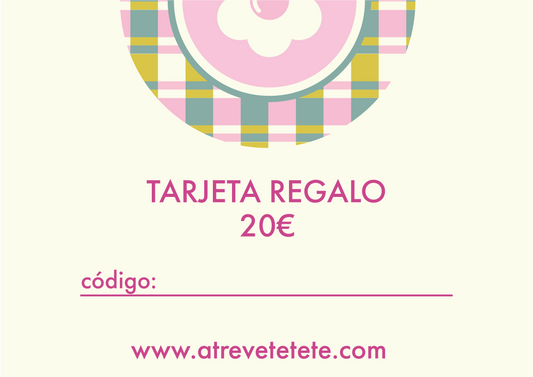 Tarjeta de regalo de 20€