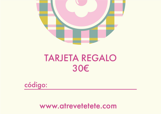 Tarjeta de regalo de 30€