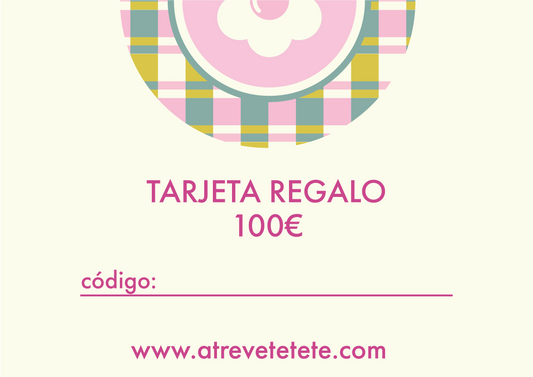 Tarjeta de regalo de 100€