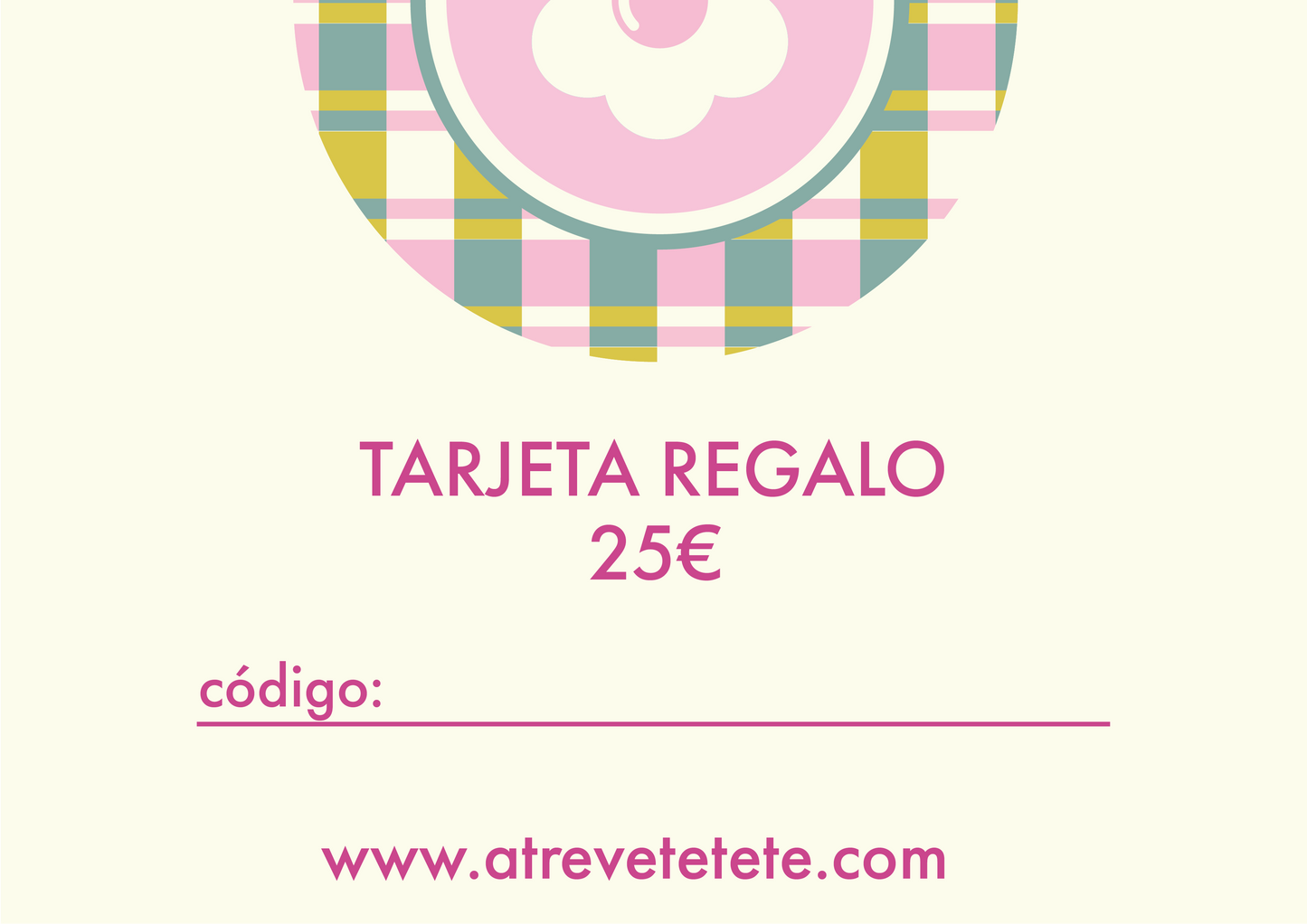 Tarjeta de regalo de 25€